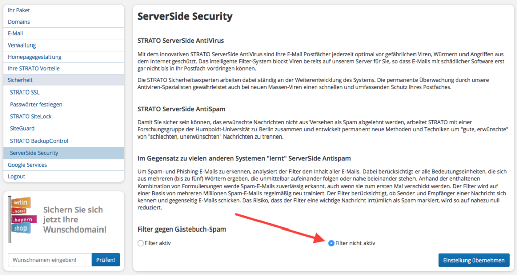 strato-serverside-security
